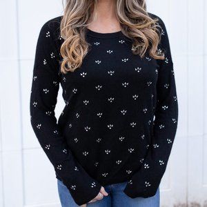 Maison Jules Black Cashmere Sweater